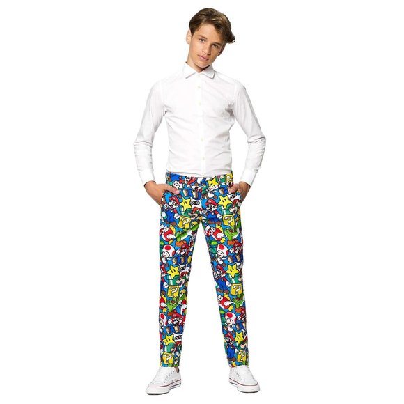 OppoSuits Super Mario Big Boys 3-pc. Suit Set - Picture 4 of 7